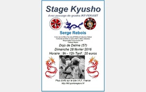 Stage Kyusho IKF FEKAMT