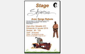 Stage Shiatsu Serge Rebois